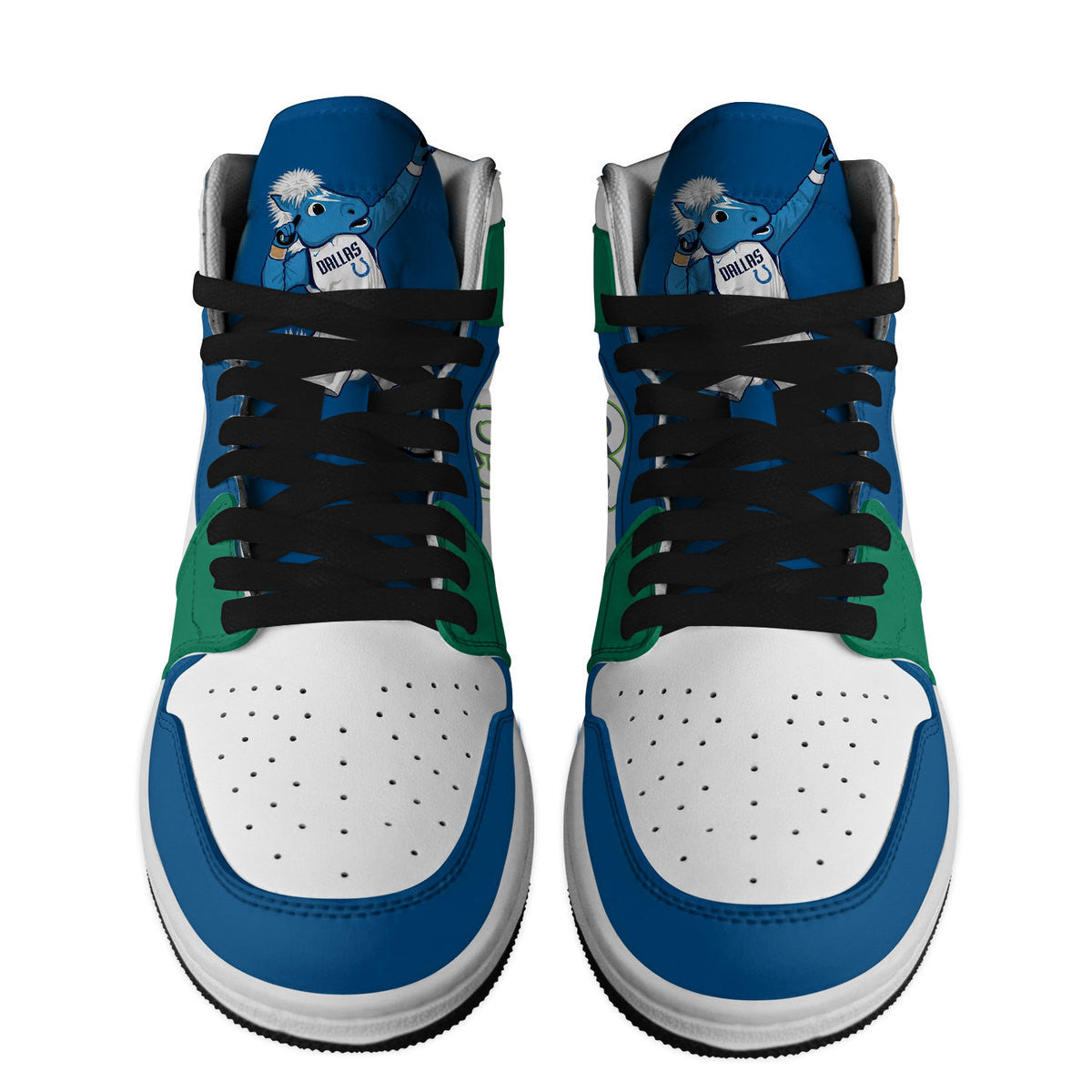 Dallas Mavericks Personalized Sport High-Top Sneakers Shoes Custom Name Design For Men And Women - Image 3