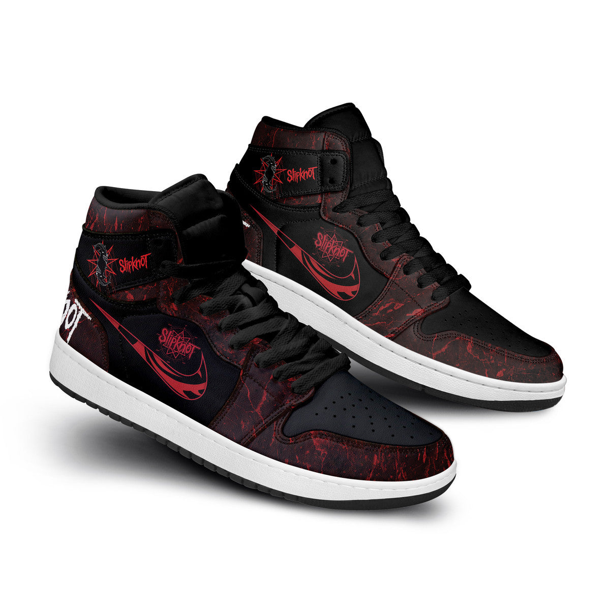 Slipknot Personalized Music High-Top Sneakers Shoes Custom Name Design For Men And Women - Image 2