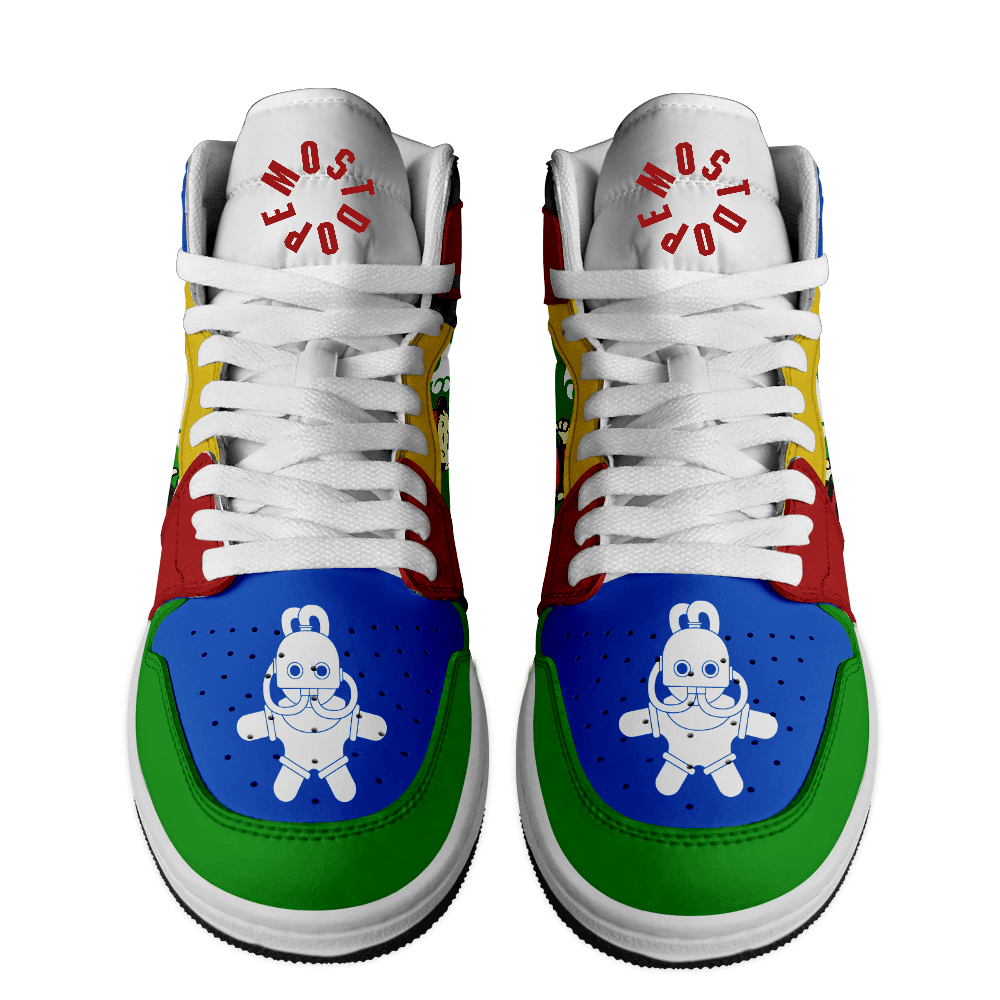 Nikes On My Feet Personalized Music High-Top Sneakers Shoes Custom Name Design For Men And Women - Image 2