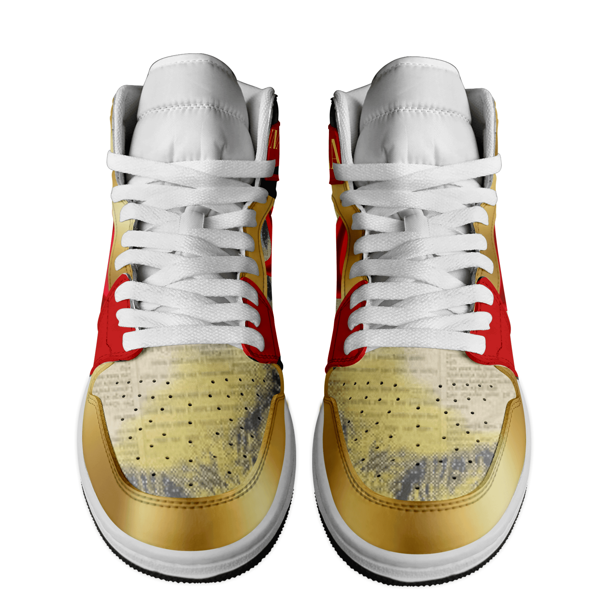 Madonna Personalized Music High-Top Sneakers Shoes Custom Name Design For Men And Women - Image 2