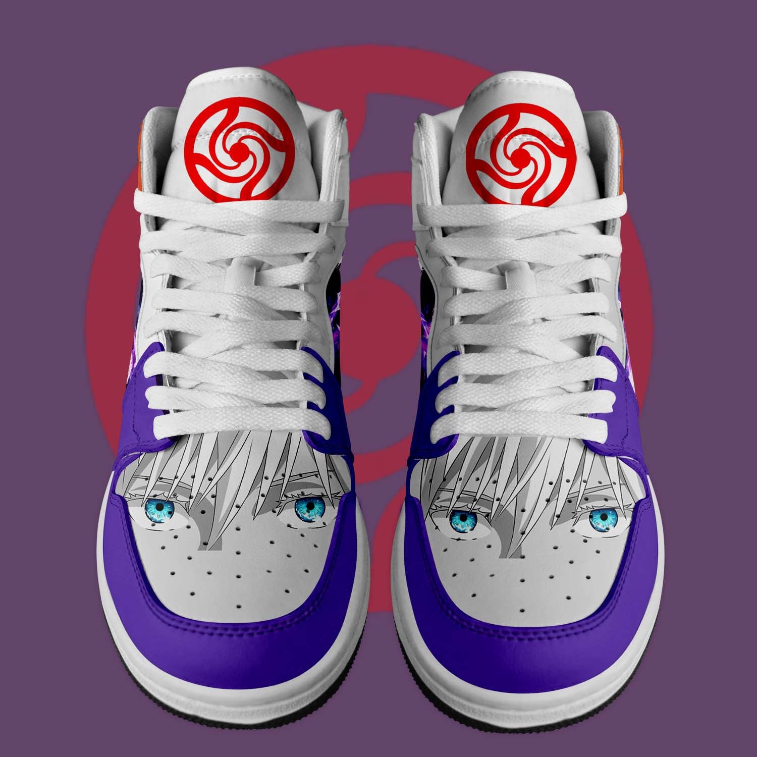 Satoru Gojo Personalized Movies High-Top Sneakers Shoes Custom Name Design For Men And Women - Image 2