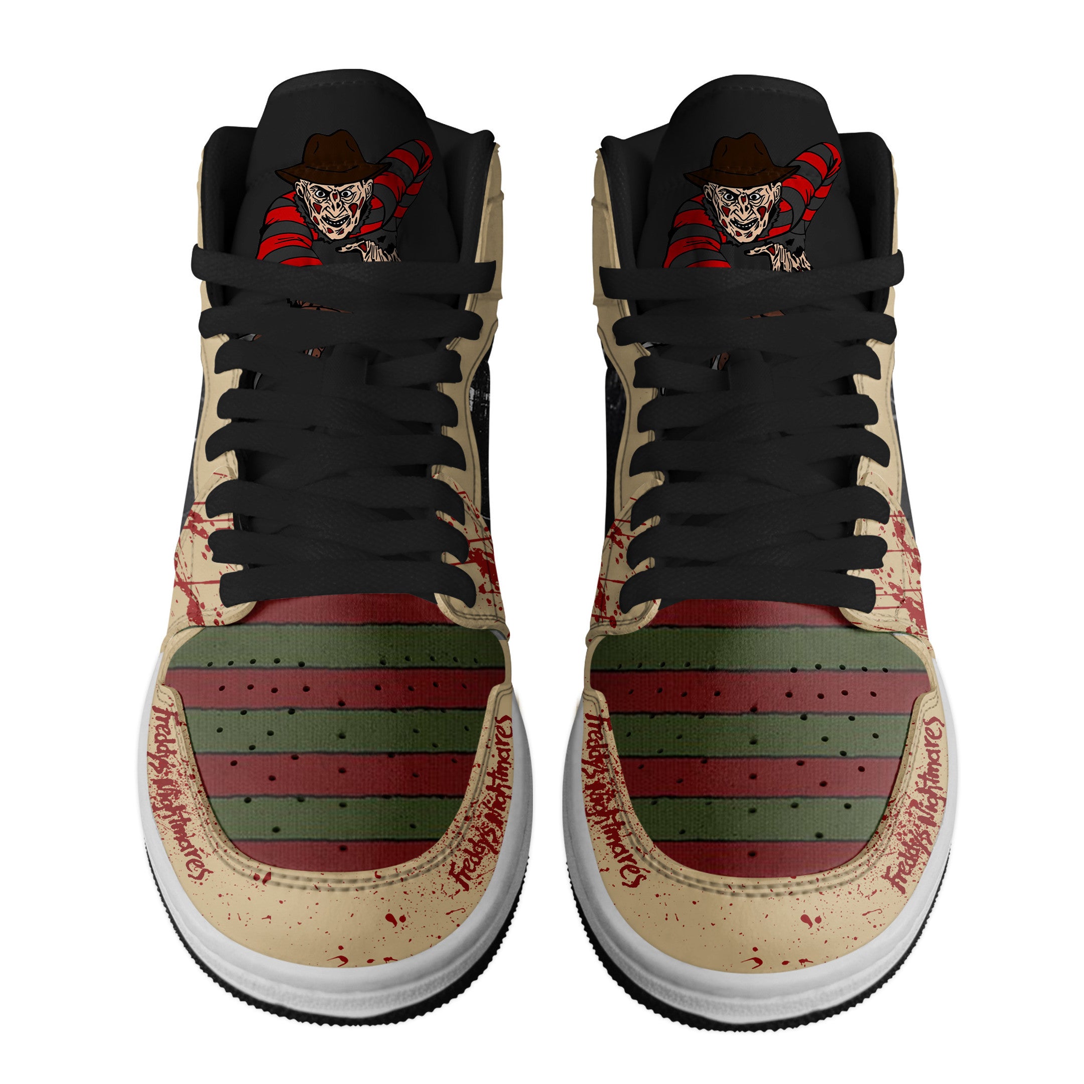 Freddys Nightmares Personalized Tv Series High-Top Sneakers Shoes Custom Name Design For Men And Women - Image 3