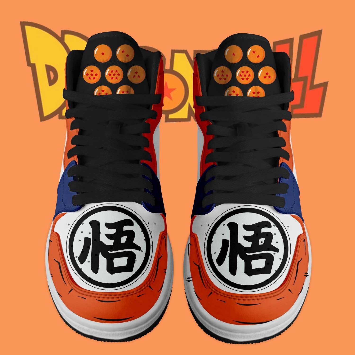 Dragon Ball Personalized Tv Series High-Top Sneakers Shoes Custom Name Design For Men And Women - Image 2