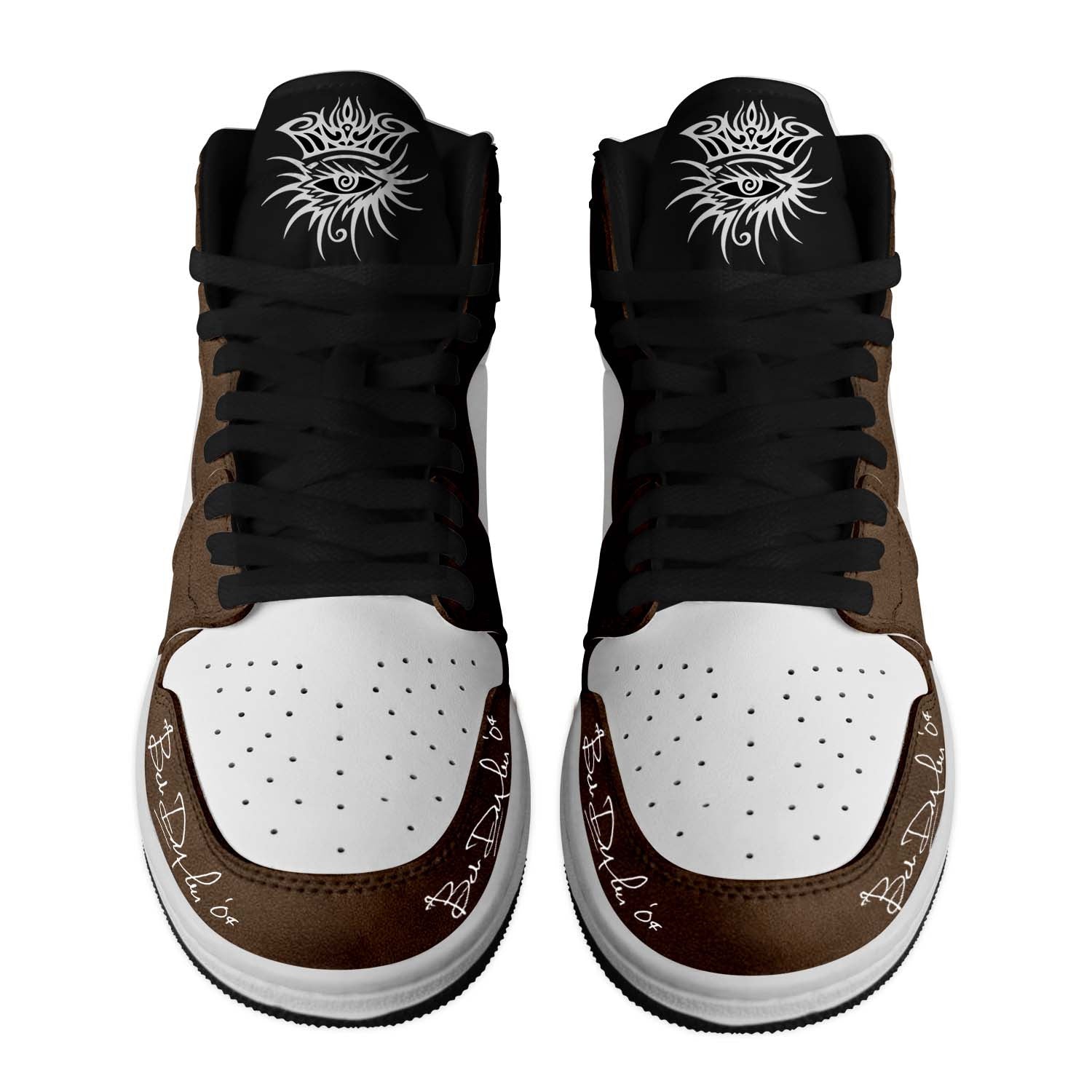 Bob Dylan Personalized Music High-Top Sneakers Shoes Custom Name Design For Men And Women - Image 2