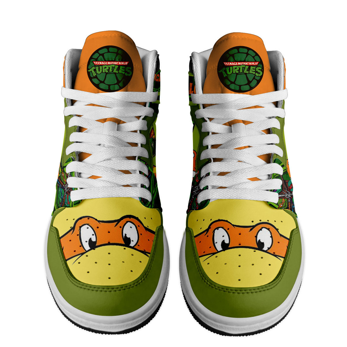 Teenage Mutant Ninja Turtles Personalized Movies High-Top Sneakers Shoes Custom Name Design For Men And Women - Image 2