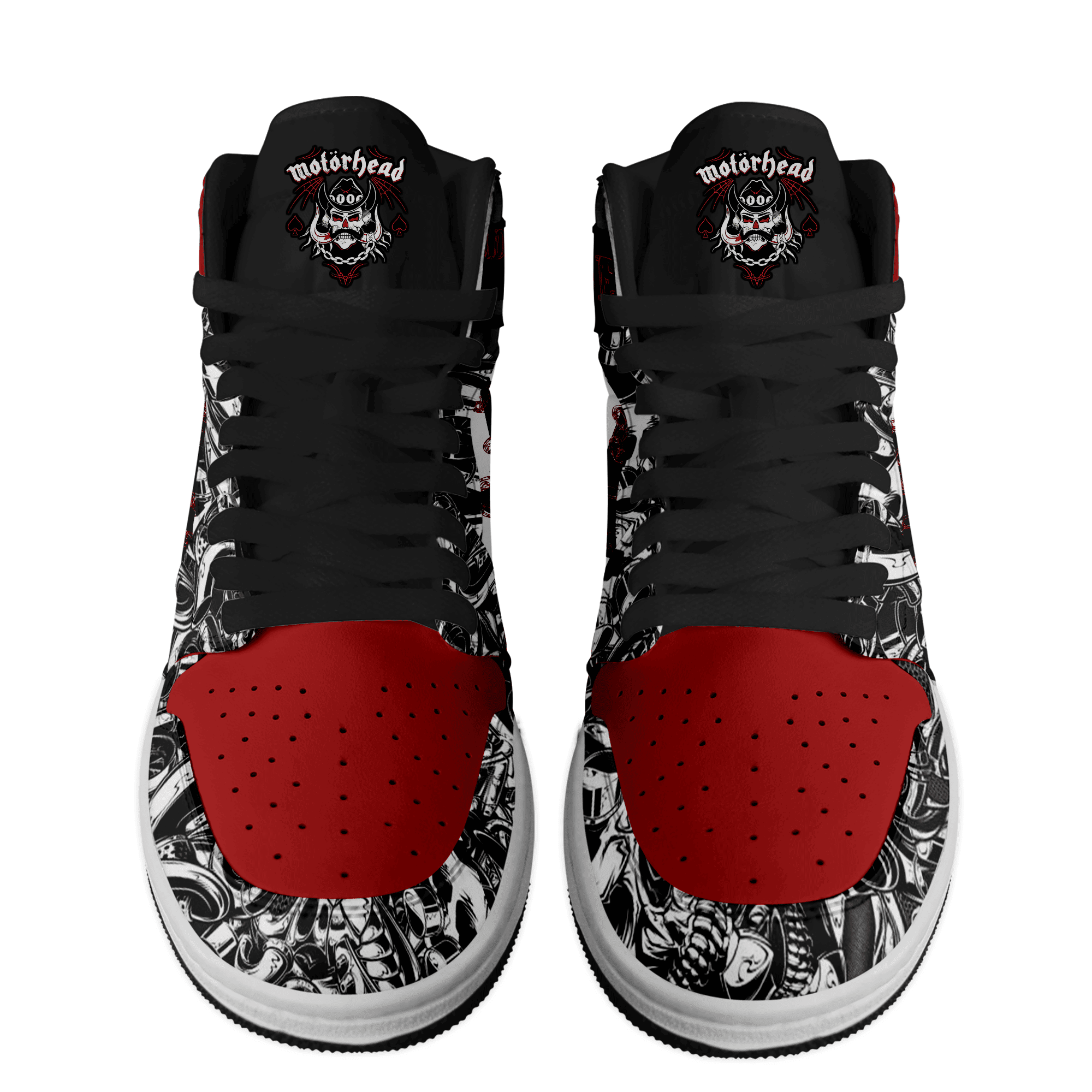 Motorhead Personalized Music High-Top Sneakers Shoes Custom Name Design For Men And Women - Image 2