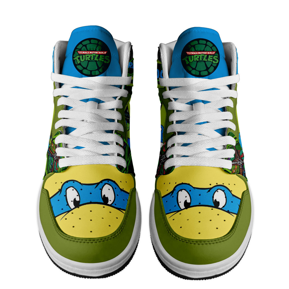 Teenage Mutant Ninja Turtles Personalized Movies High-Top Sneakers Shoes Custom Name Design For Men And Women - Image 2