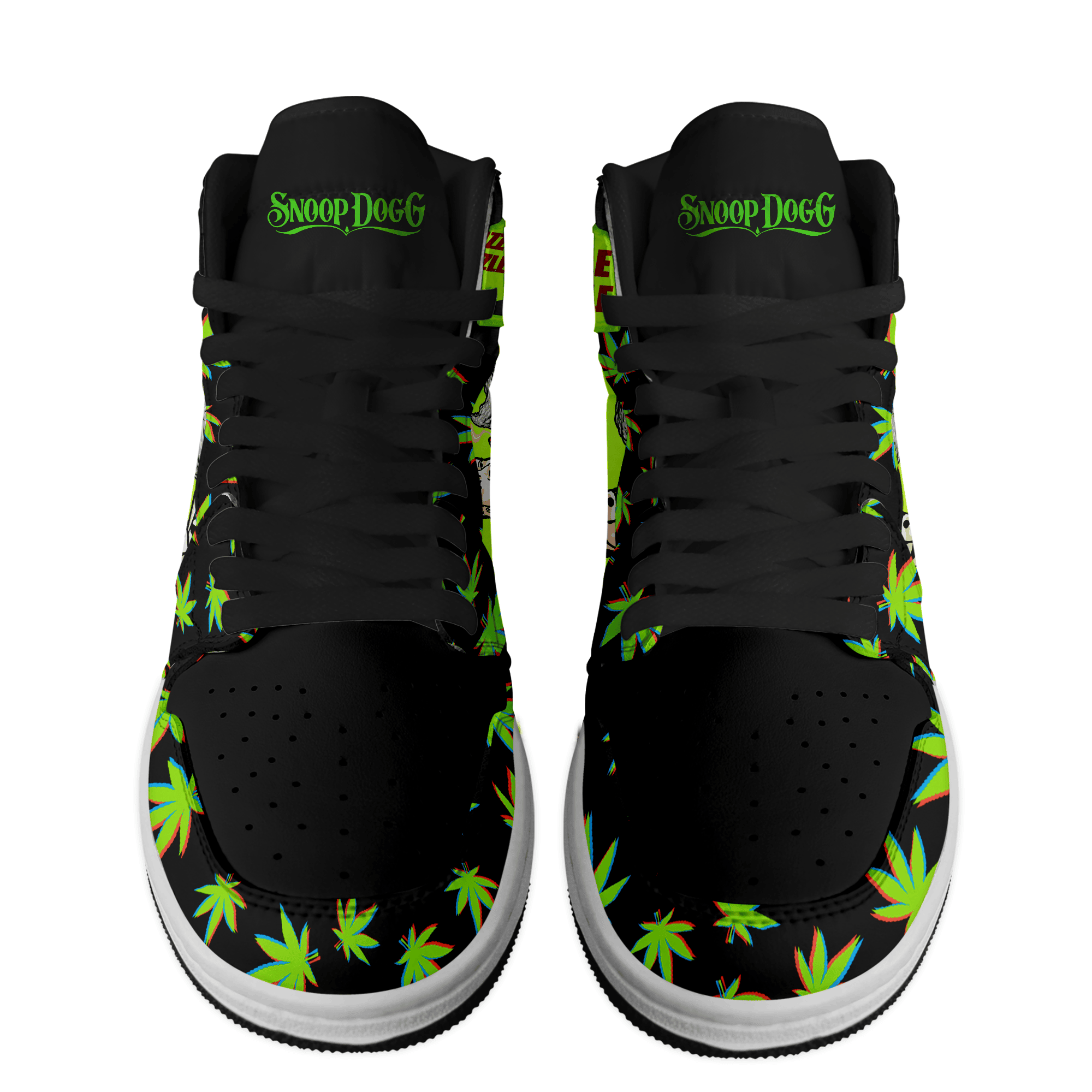 Snoop Dogg Personalized Music High-Top Sneakers Shoes Custom Name Design For Men And Women - Image 2