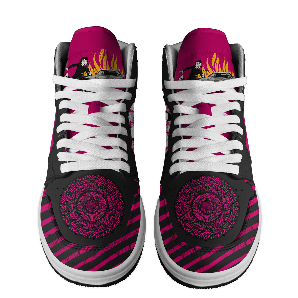 Green Day Personalized Music High-Top Sneakers Shoes Custom Name Design For Men And Women - Image 2