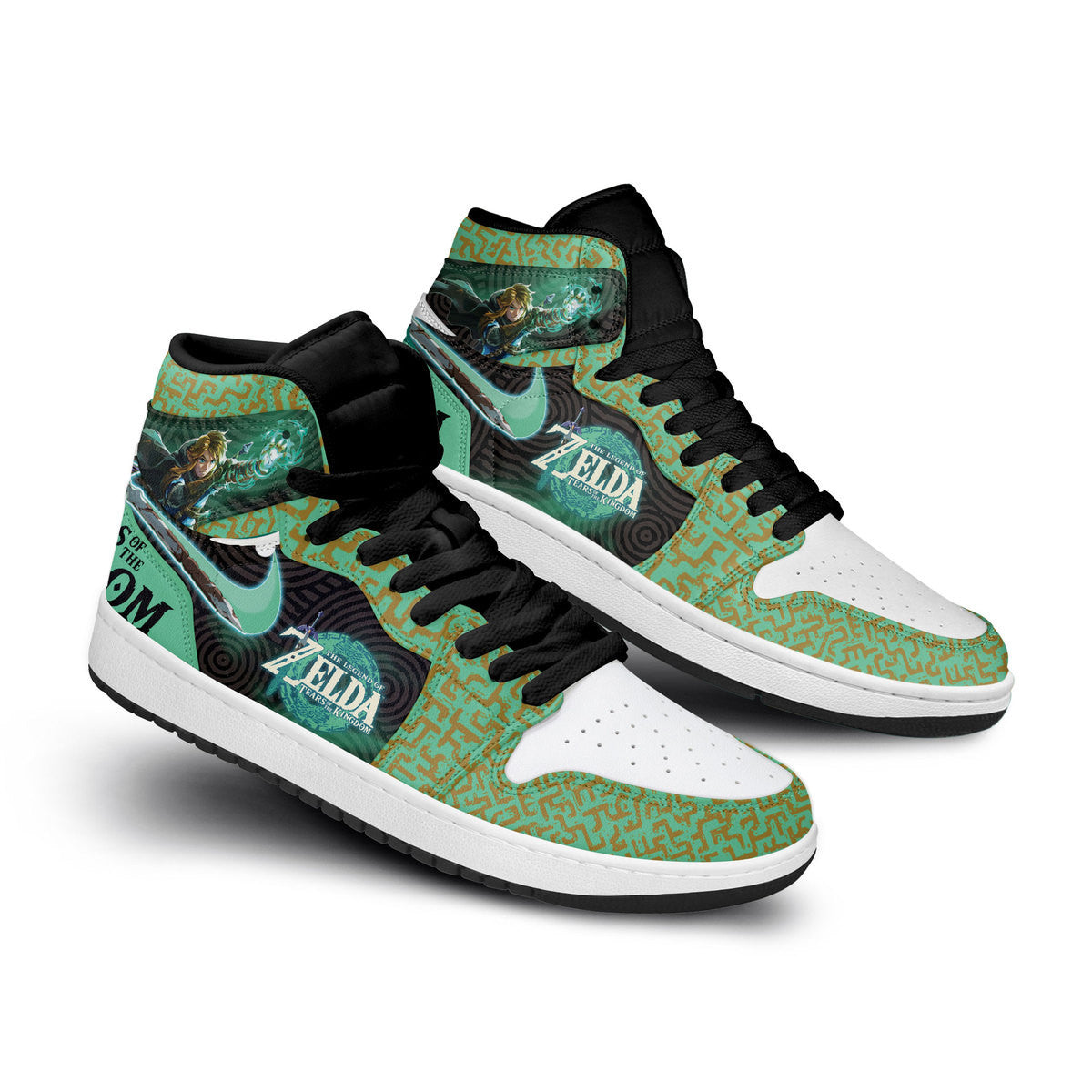 The Legend Of Zelda Personalized Games High-Top Sneakers Shoes Custom Name Design For Men And Women - Image 2