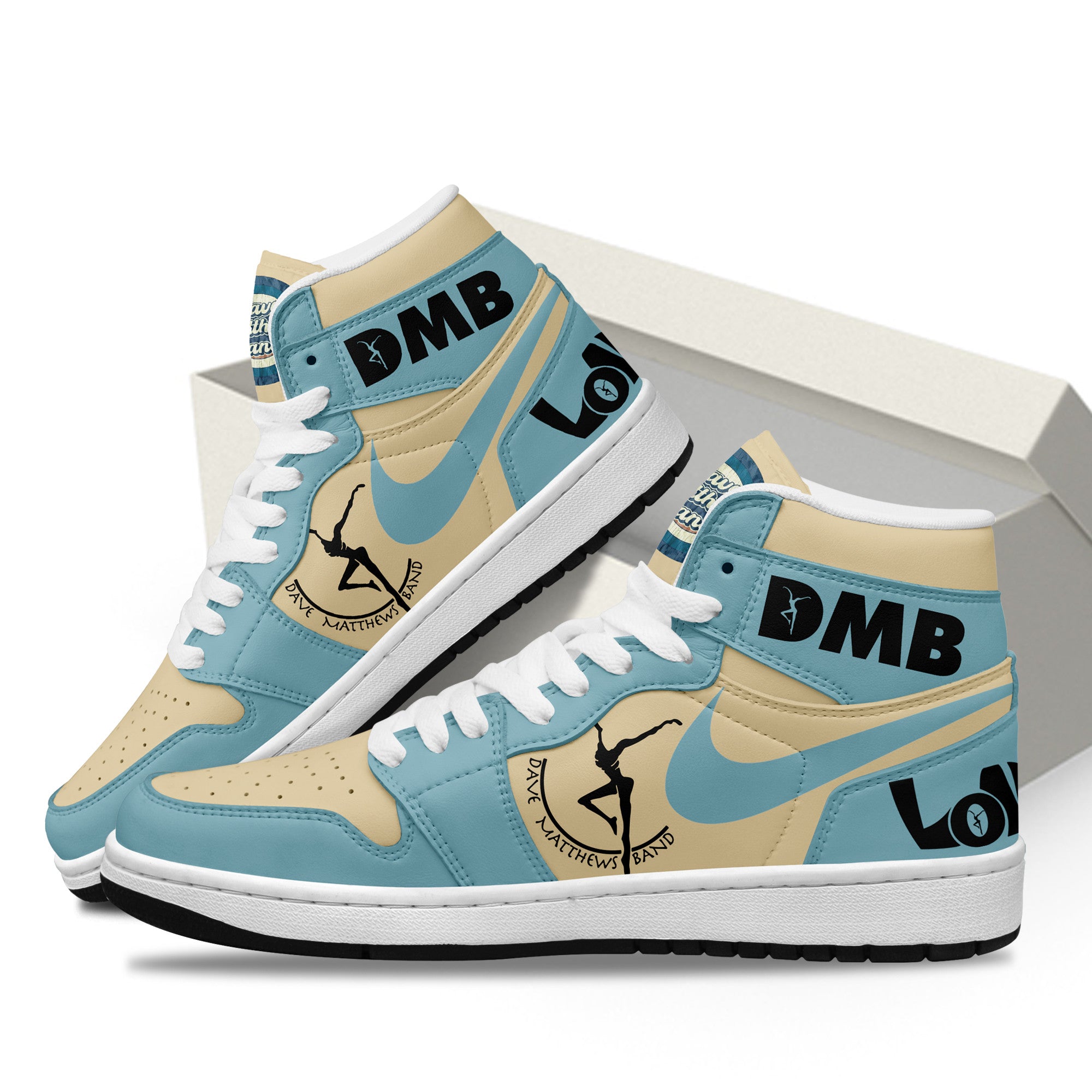 Dave Matthews Band Personalized Music High-Top Sneakers Shoes Custom Name Design For Men And Women - Image 2
