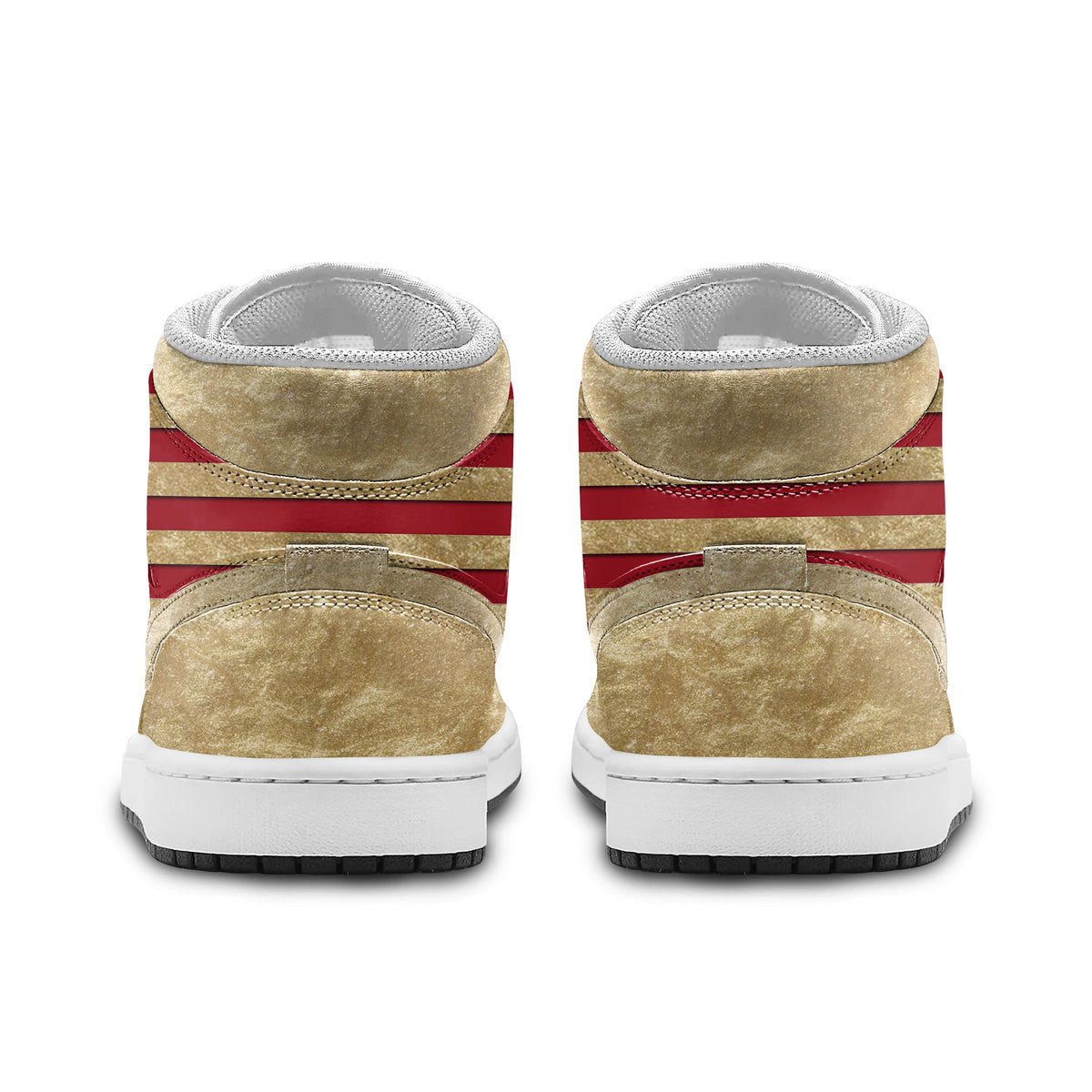 Trump American Flag Personalized Flag High-Top Sneakers Shoes Custom Name Design For Men And Women - Image 3