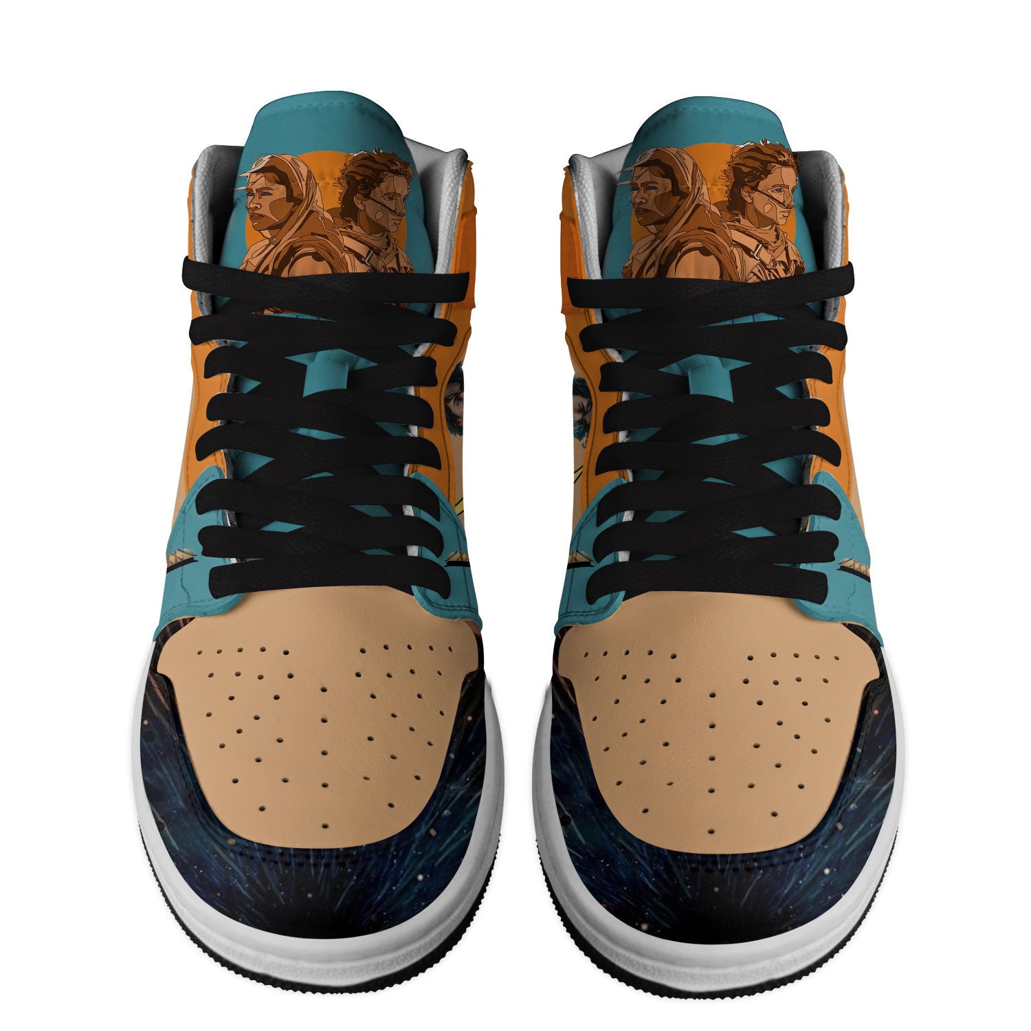 Dune Personalized Movies High-Top Sneakers Shoes Custom Name Design For Men And Women - Image 3