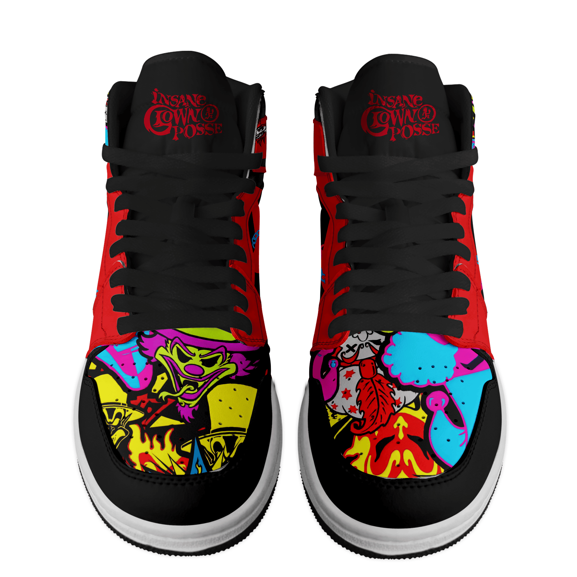 Insane Clown Posse Personalized Music High-Top Sneakers Shoes Custom Name Design For Men And Women - Image 2