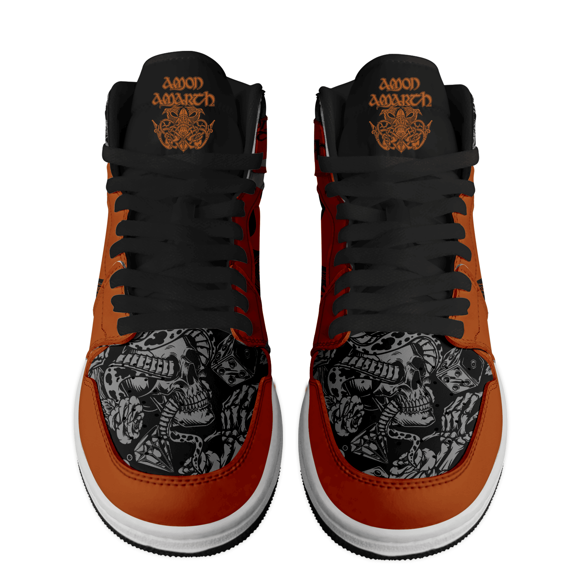 Amon Amarth Personalized Music High-Top Sneakers Shoes Custom Name Design For Men And Women - Image 3