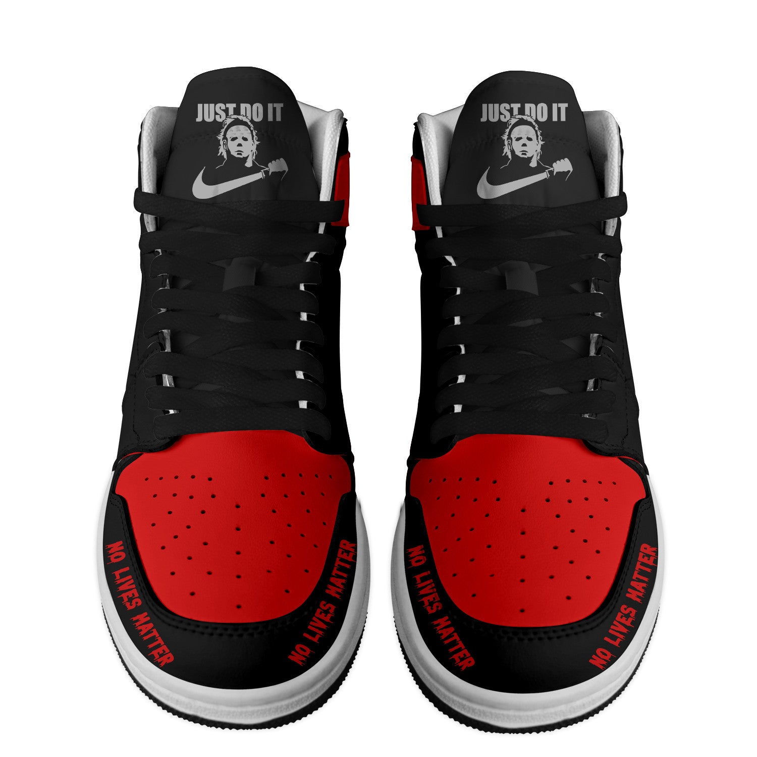 Michael Myers Personalized Music High-Top Sneakers Shoes Custom Name Design For Men And Women - Image 2