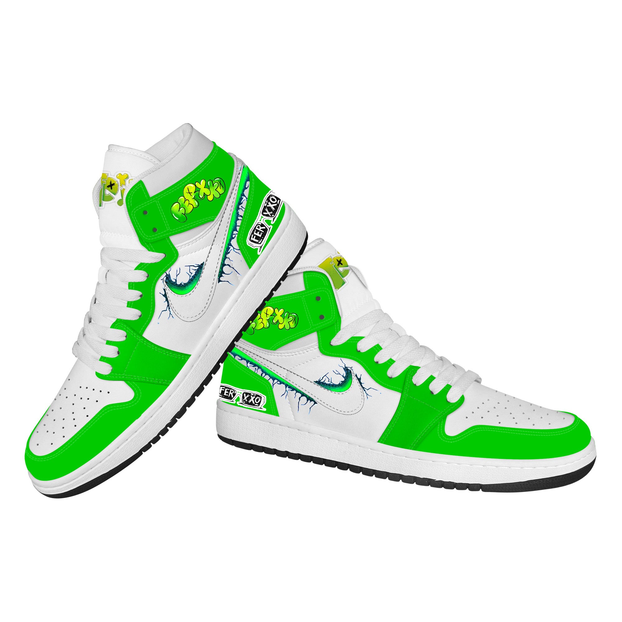 Ferxxo Feid Personalized Music High-Top Sneakers Shoes Custom Name Design For Men And Women - Image 3