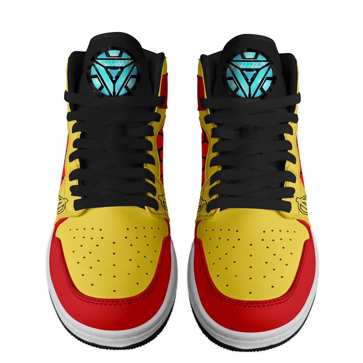 Tony Stark Personalized Movies High-Top Sneakers Shoes Custom Name Design For Men And Women - Image 2