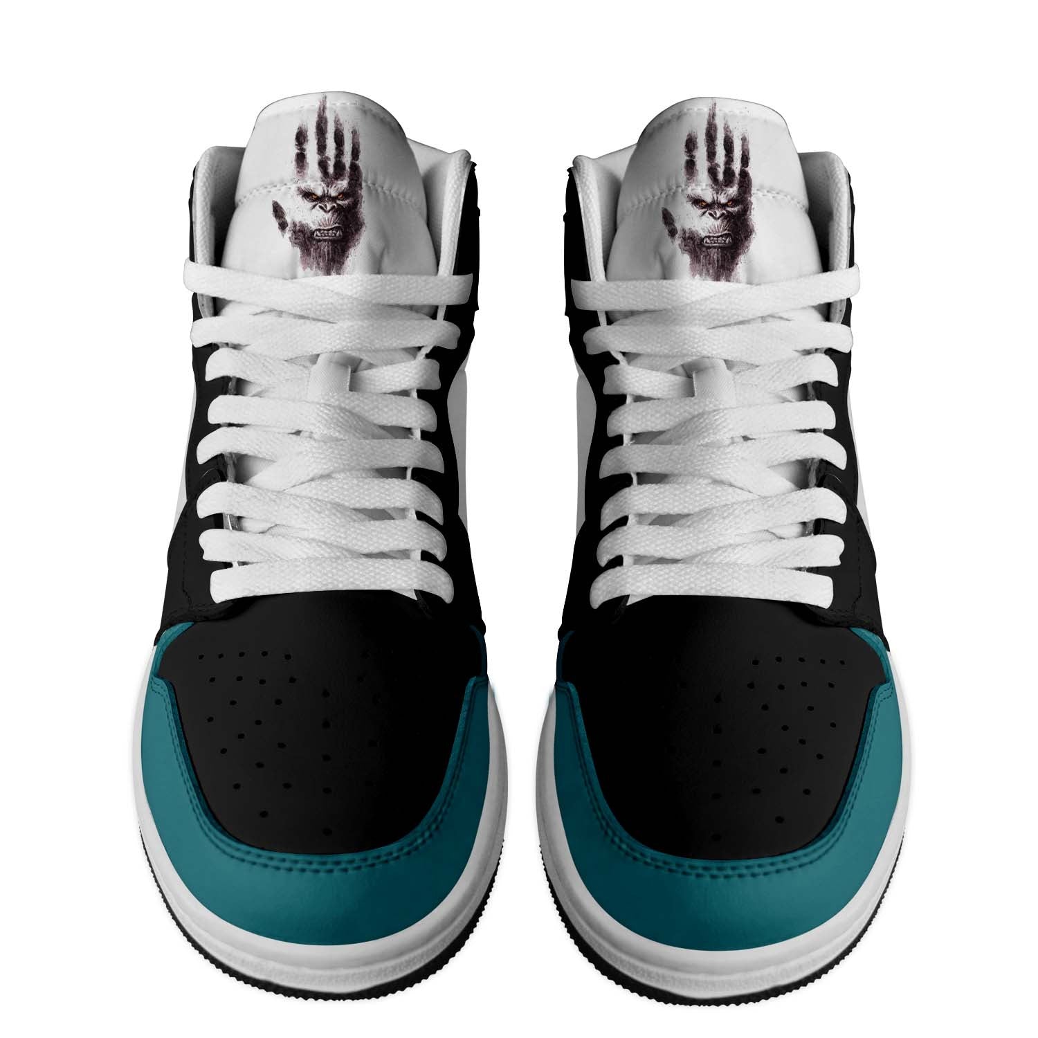 Kong And Godzilla Personalized Movies High-Top Sneakers Shoes Custom Name Design For Men And Women - Image 2