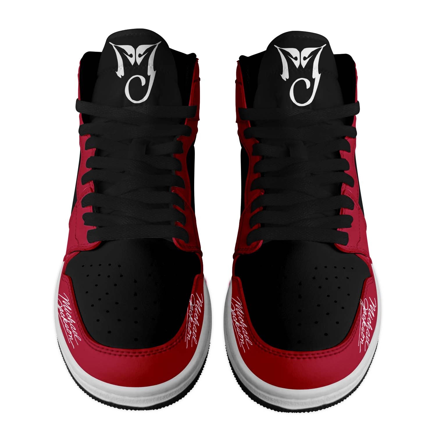 Michael Jackson Personalized Music High-Top Sneakers Shoes Custom Name Design For Men And Women - Image 2