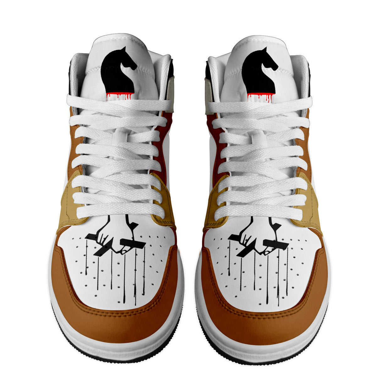 The Godfather Personalized Movies High-Top Sneakers Shoes Custom Name Design For Men And Women - Image 2