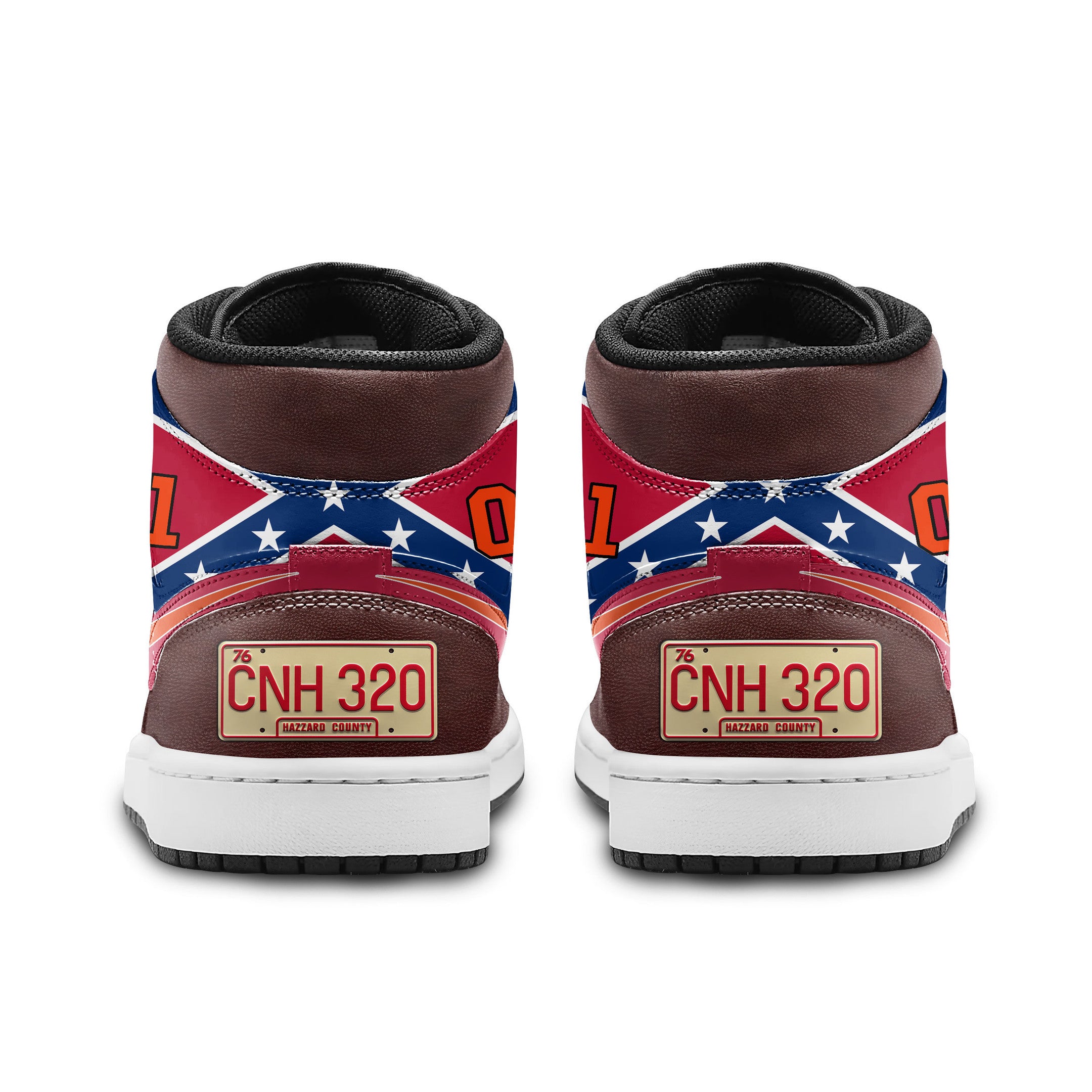 The Dukes Of Hazzard Personalized Tv Series High-Top Sneakers Shoes Custom Name Design For Men And Women - Image 3