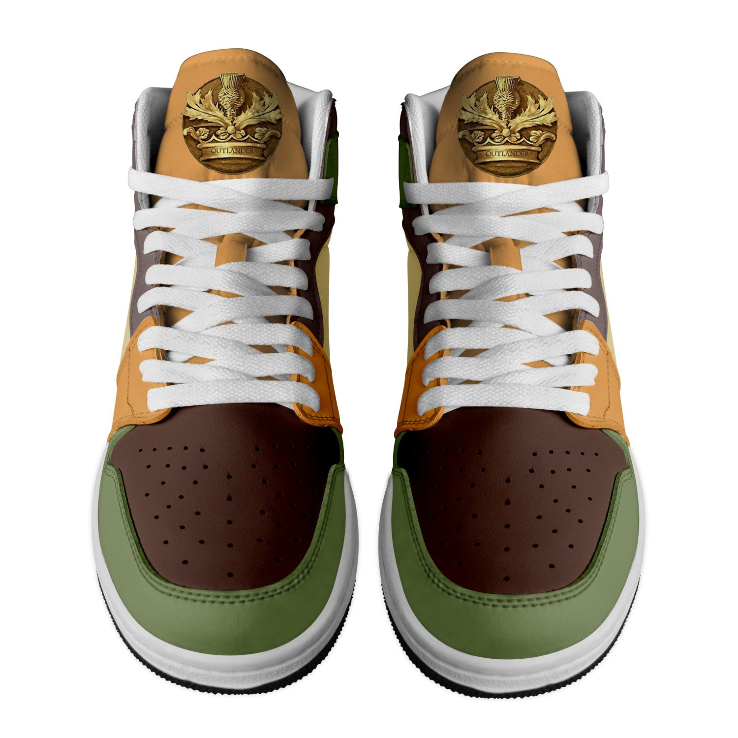 Outlander Personalized Tv Series High-Top Sneakers Shoes Custom Name Design For Men And Women - Image 2