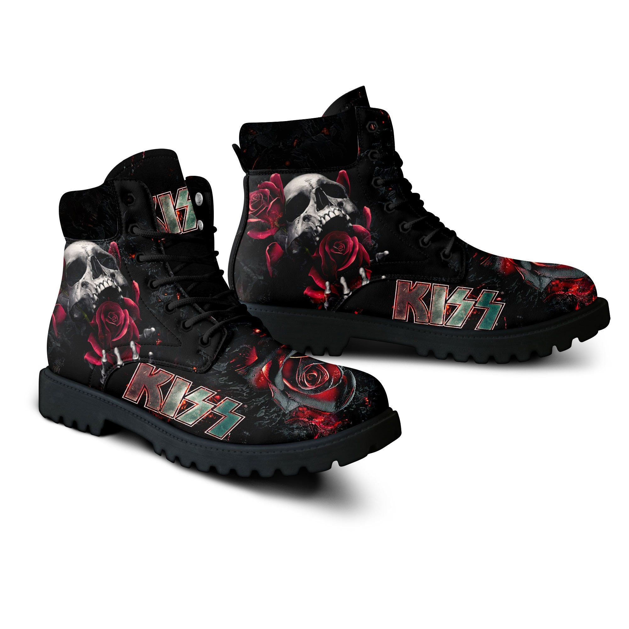 Kiss Personalized Music High-Top Sneakers Shoes Custom Name Design For Men And Women - Image 3