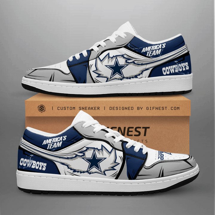 Dallas Cowboys Nfl High-Top Sneakers Vibe Shoes For Men And Women - Image 2