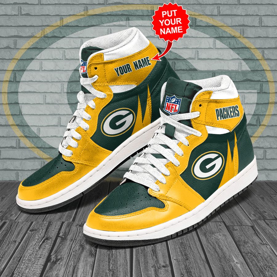 Green Bay Packers Nfl High-Top Sneakers Vibe Shoes For Men And Women - Image 2