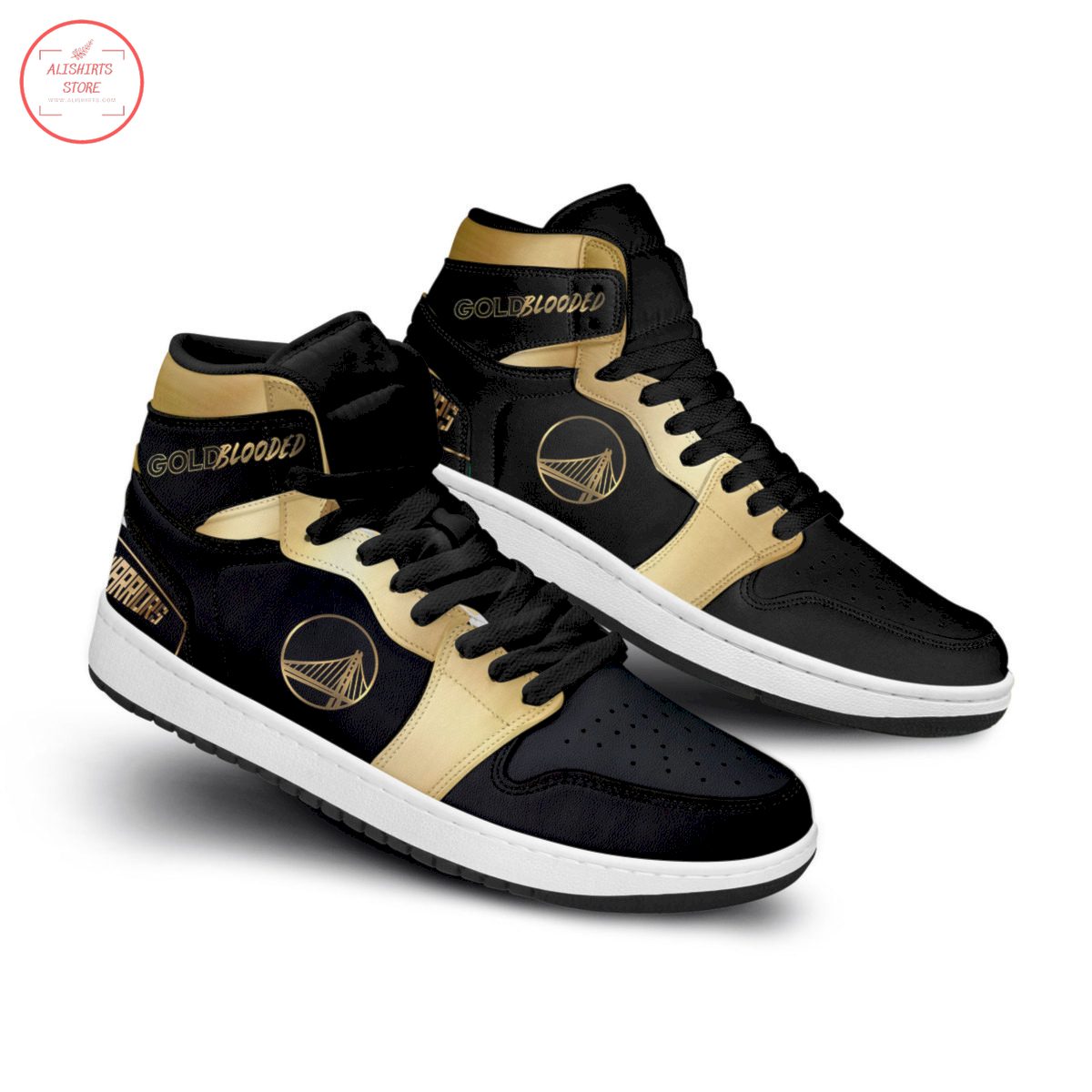 Golden State Warriors Nba High-Top Sneakers Vibe Shoes For Men And Women - Image 2