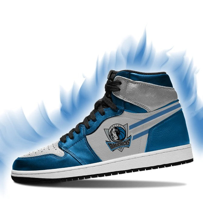 Dallas Mavericks Nba High-Top Sneakers Vibe Shoes For Men And Women - Image 3