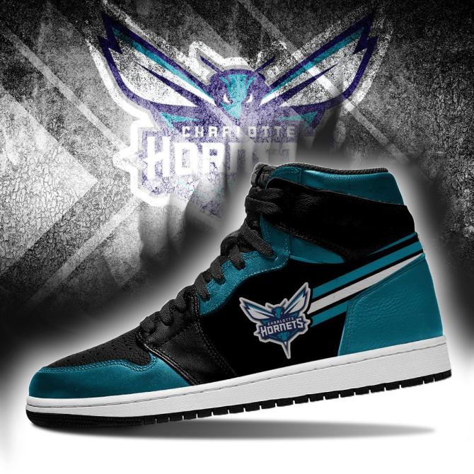 Charlotte Hornets Nba High-Top Sneakers Vibe Shoes For Men And Women - Image 3