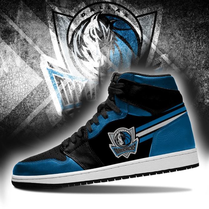 Dallas Mavericks Nba High-Top Sneakers Vibe Shoes For Men And Women - Image 3