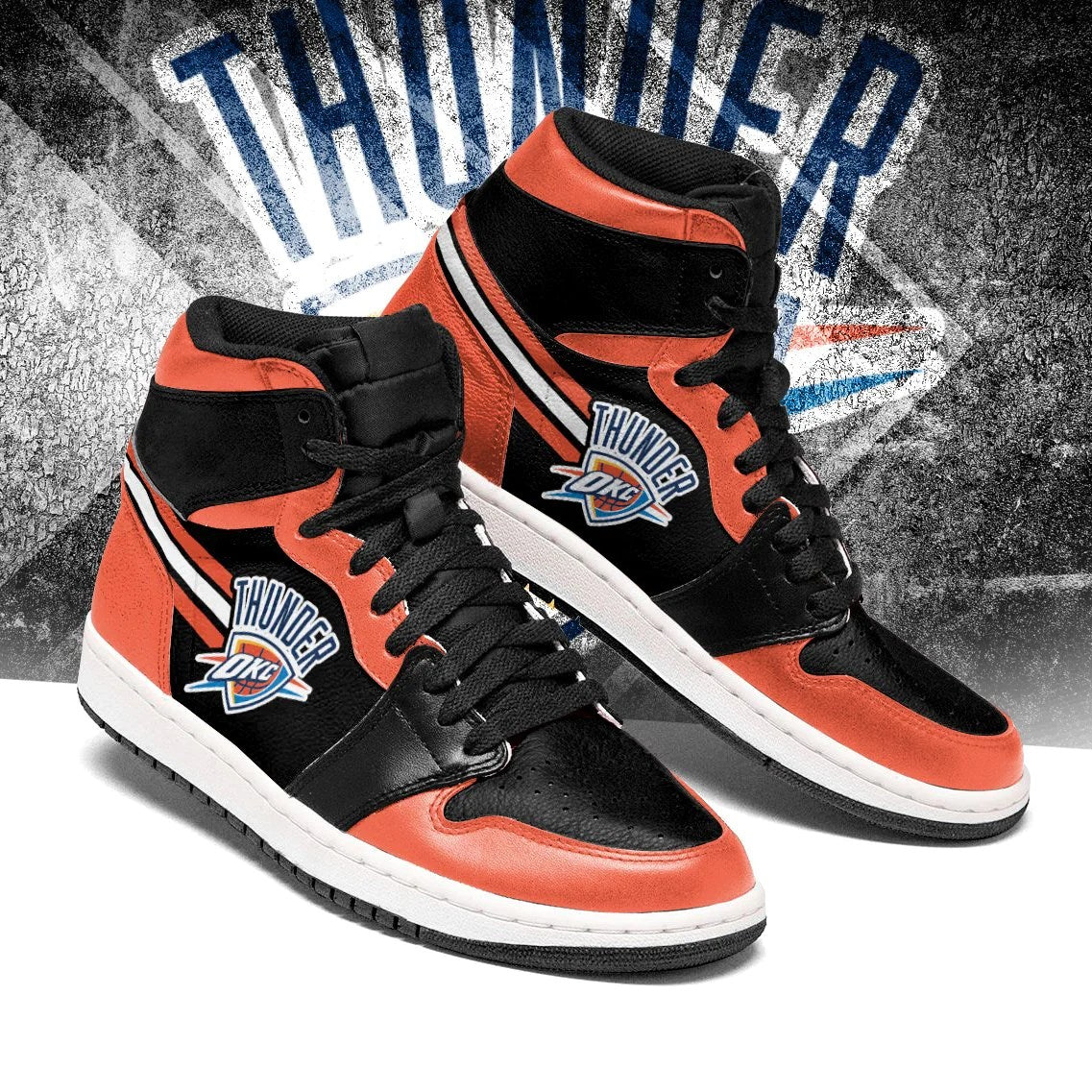 Oklahoma City Thunder Nba High-Top Sneakers Vibe Shoes For Men And Women - Image 2