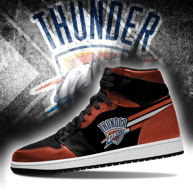 Oklahoma City Thunder Nba High-Top Sneakers Vibe Shoes For Men And Women - Image 3