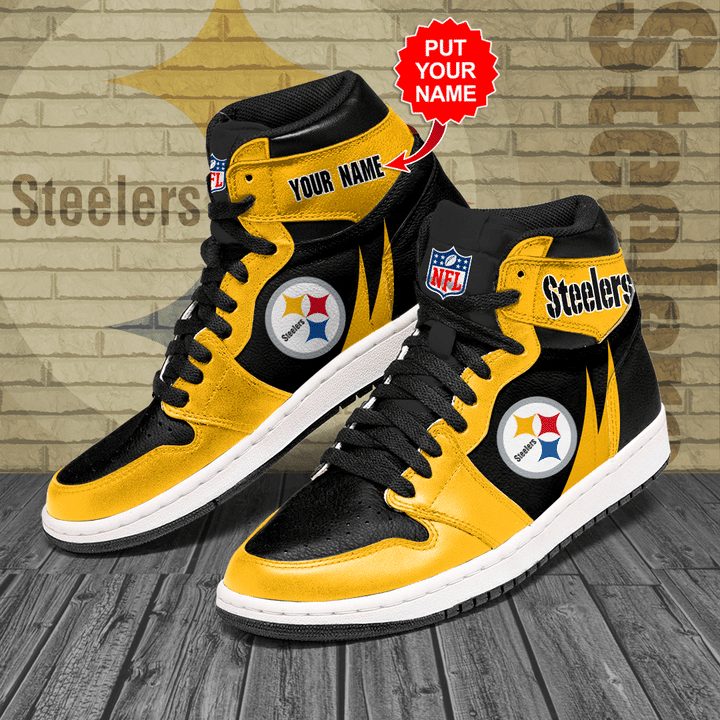 Pittsburgh Steelers Nfl High-Top Sneakers Vibe Shoes For Men And Women - Image 2