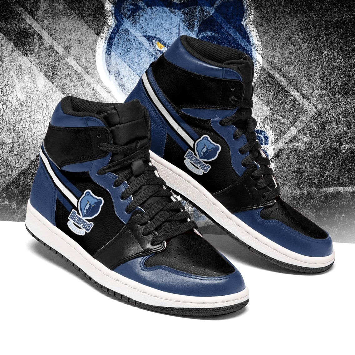 Memphis Grizzlies Nba High-Top Sneakers Vibe Shoes For Men And Women - Image 2