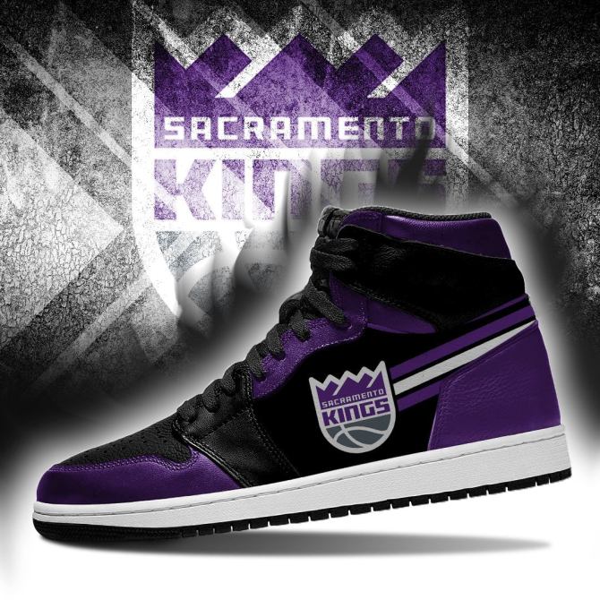 Sacramento Kings Nba High-Top Sneakers Vibe Shoes For Men And Women - Image 3