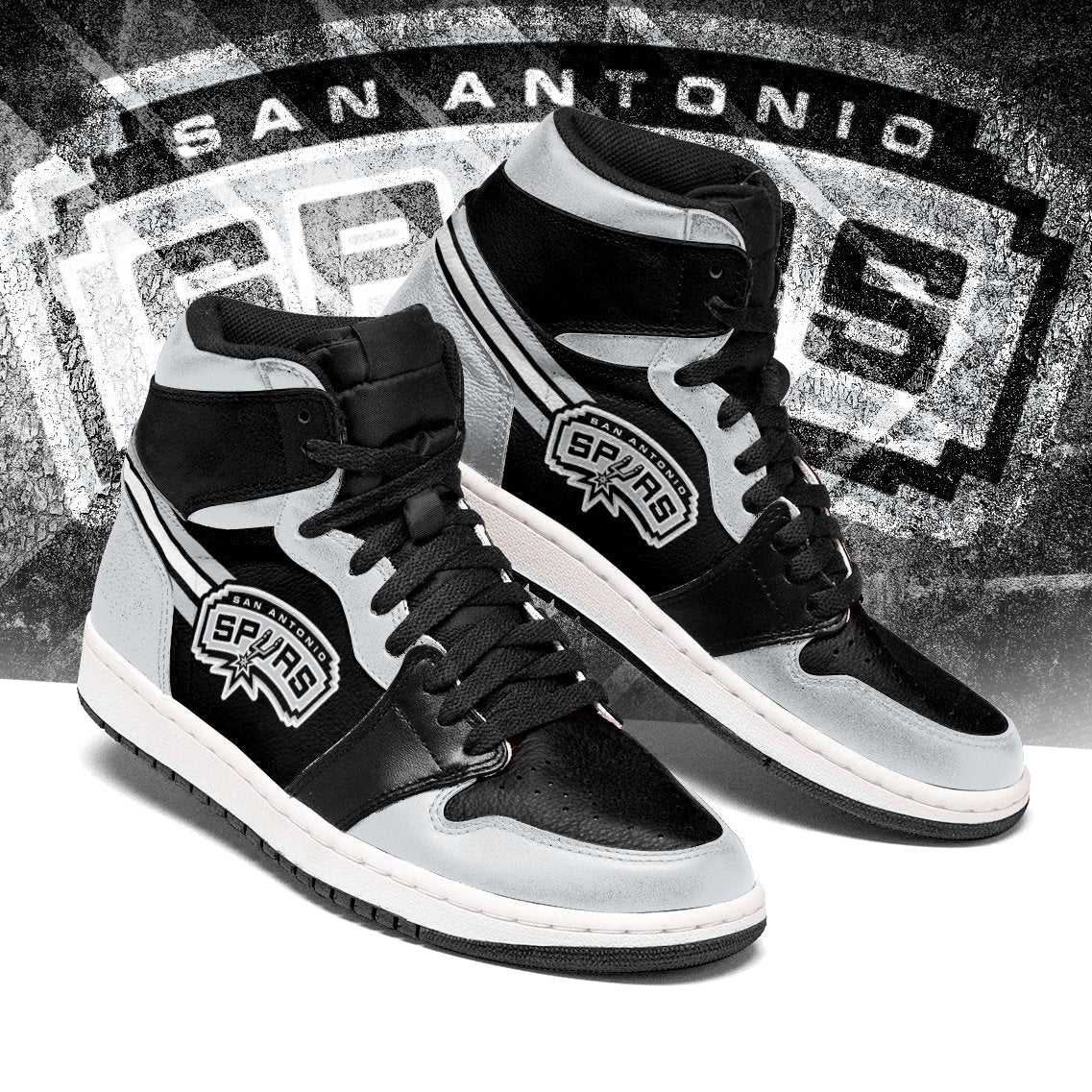 San Antonio Spurs Nba High-Top Sneakers Vibe Shoes For Men And Women - Image 2