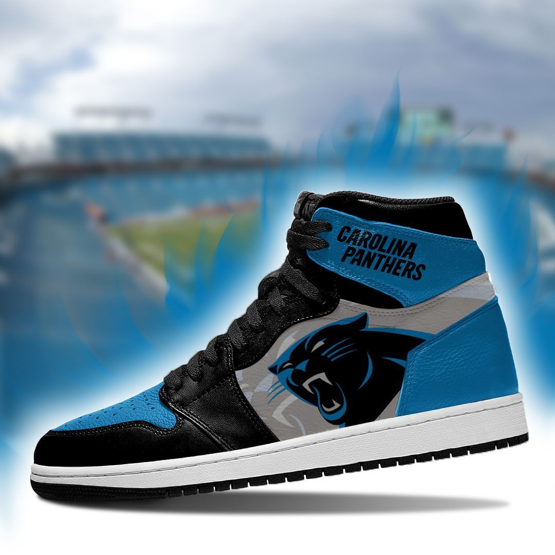 Carolina Panthers Nfl High-Top Sneakers Vibe Shoes For Men And Women - Image 2