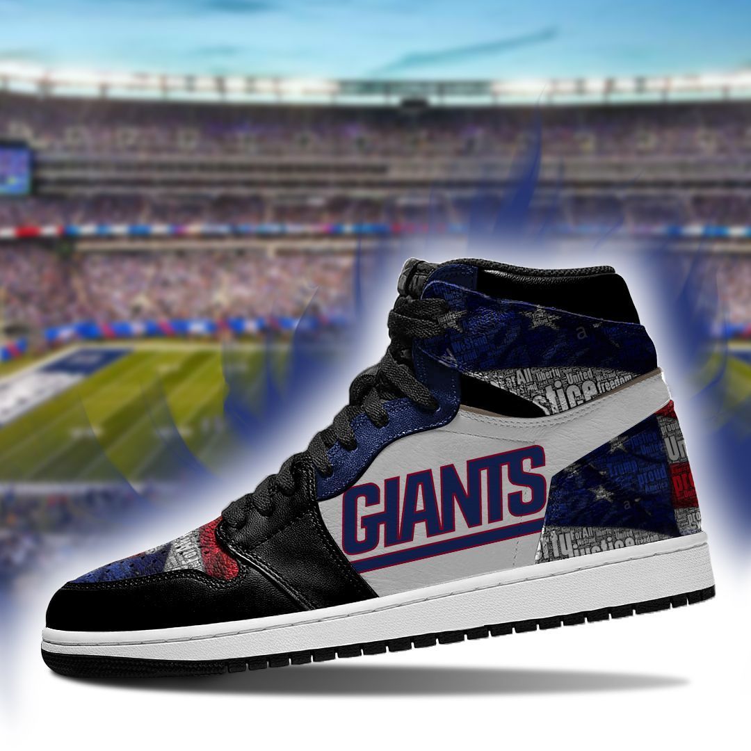 New York Giants Nfl High-Top Sneakers Vibe Shoes For Men And Women - Image 2