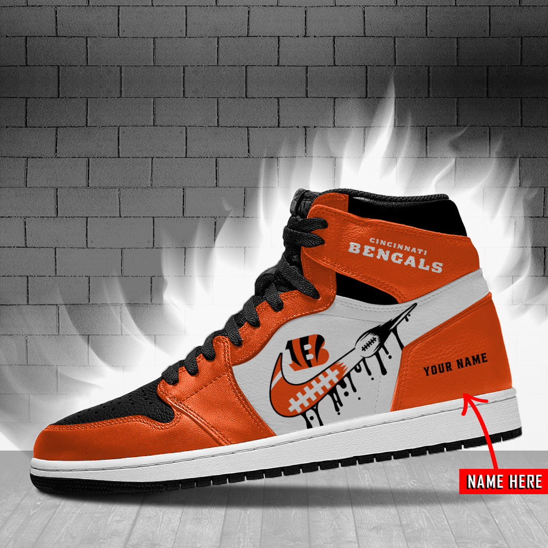 Cincinnati Bengals Nfl High-Top Sneakers Vibe Shoes For Men And Women - Image 2
