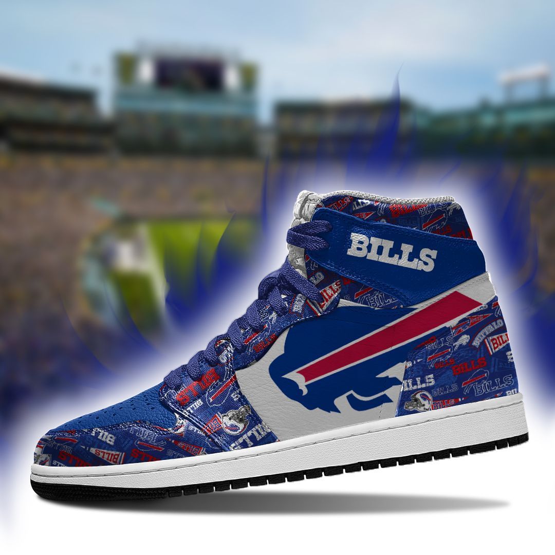 Buffalo Bills Nfl High-Top Sneakers Vibe Shoes For Men And Women - Image 2