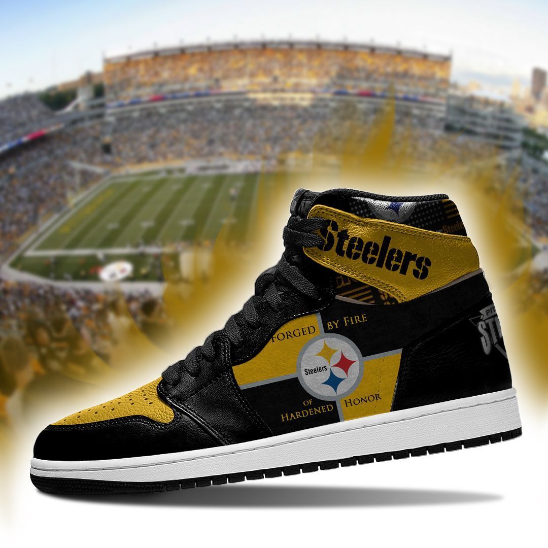 Pittsburgh Steelers Nfl High-Top Sneakers Vibe Shoes For Men And Women - Image 2