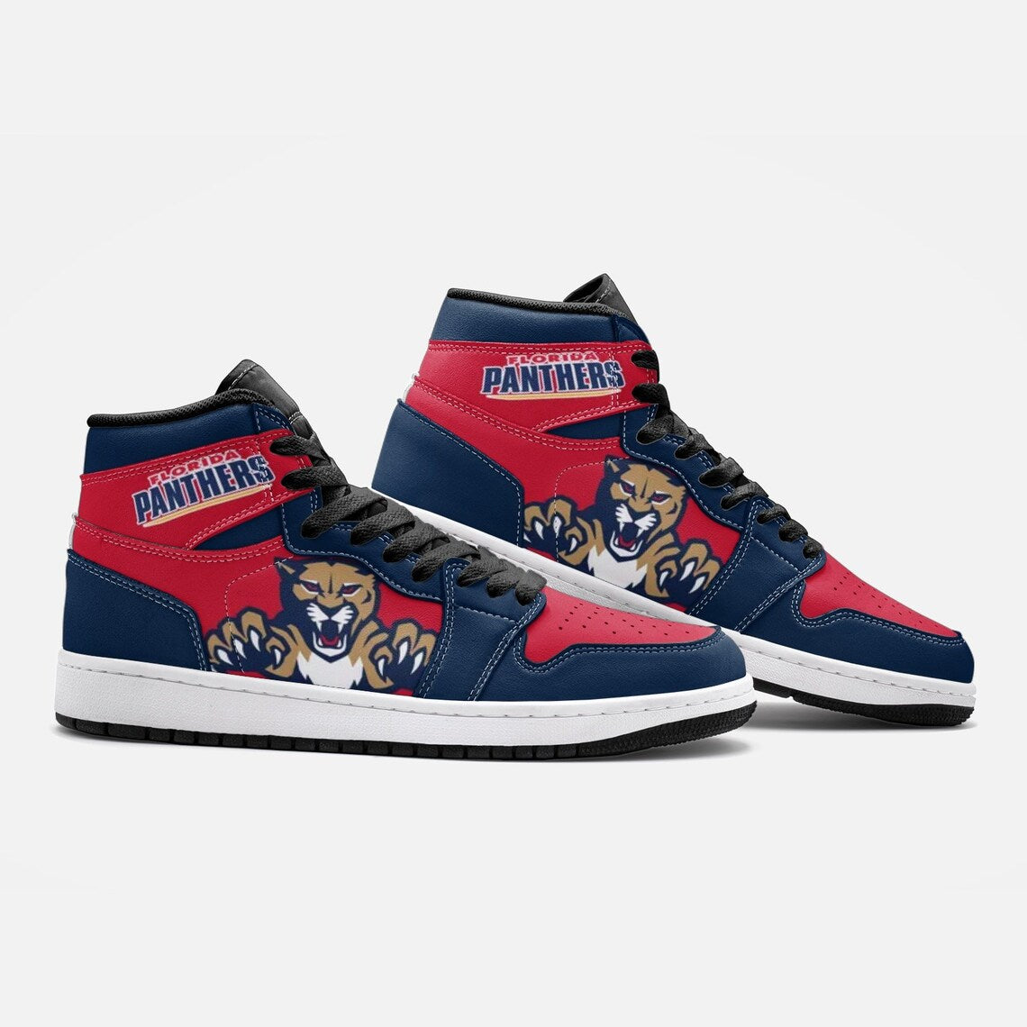 Florida Panthers High-Top Sneakers Vibe Shoes For Men And Women - Image 3