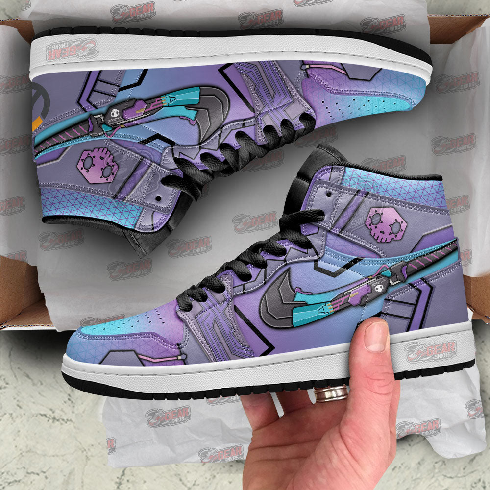 Sombra Overwatch High-Top Sneakers Vibe Shoes For Men And Women - Image 2