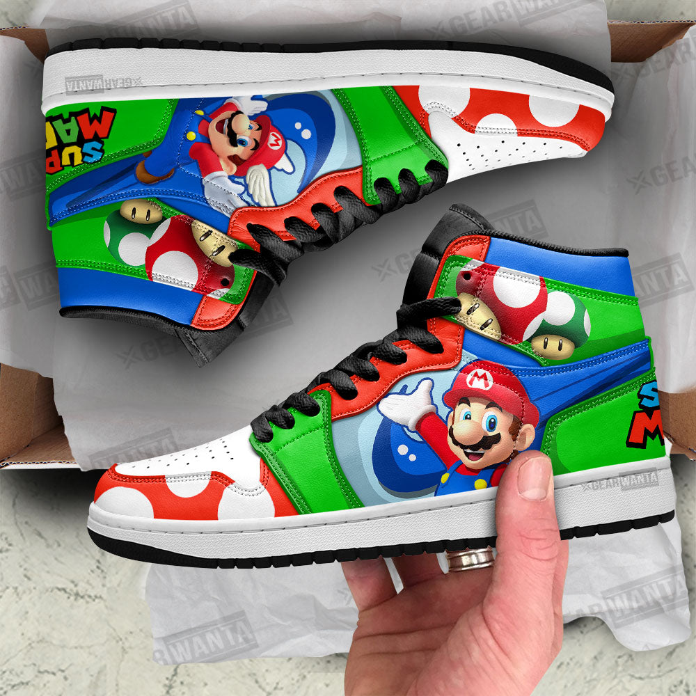 Super Mario High-Top Sneakers Vibe Shoes For Men And Women - Image 2