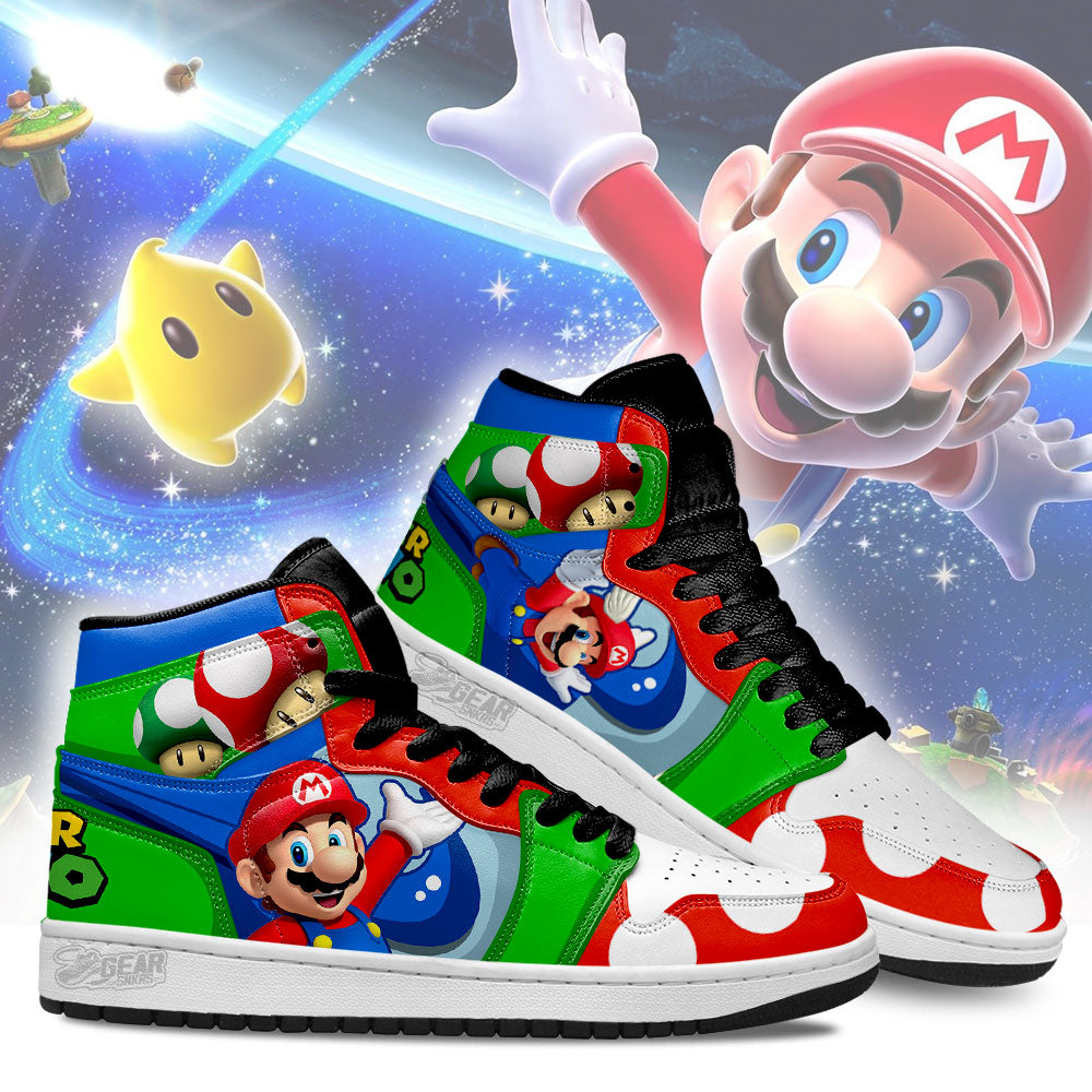 Super Mario High-Top Sneakers Vibe Shoes For Men And Women - Image 3