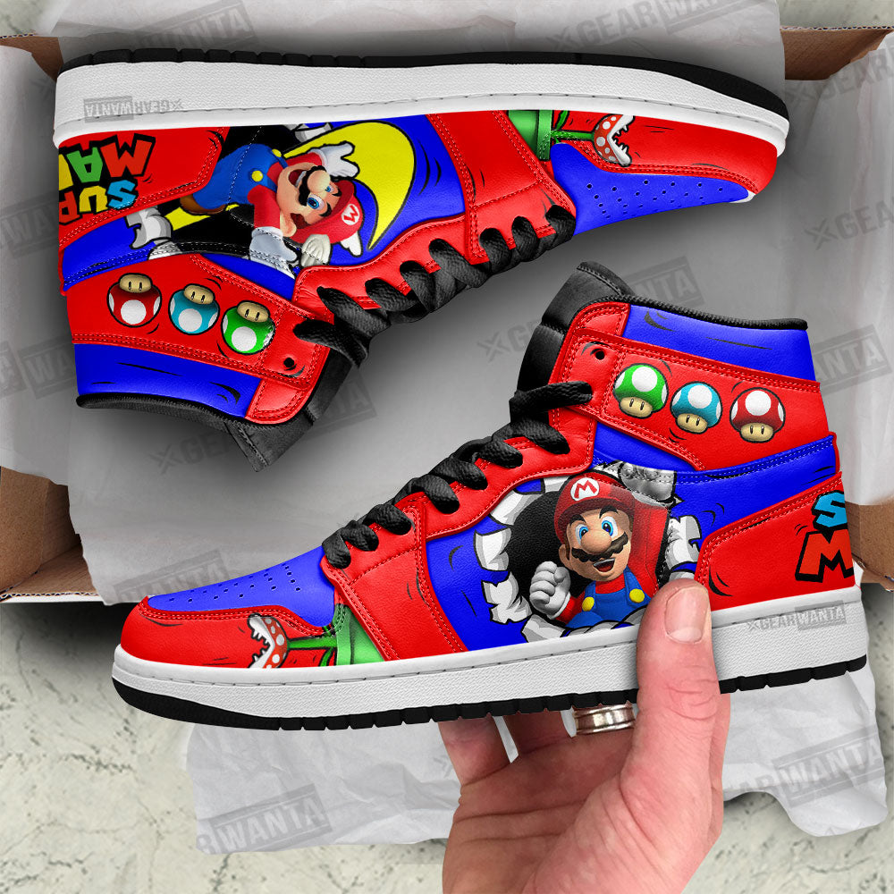 Super Mario High-Top Sneakers Vibe Shoes For Men And Women - Image 2